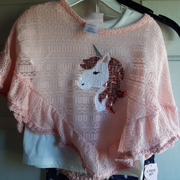 Toddler unicorn 2pc outfit